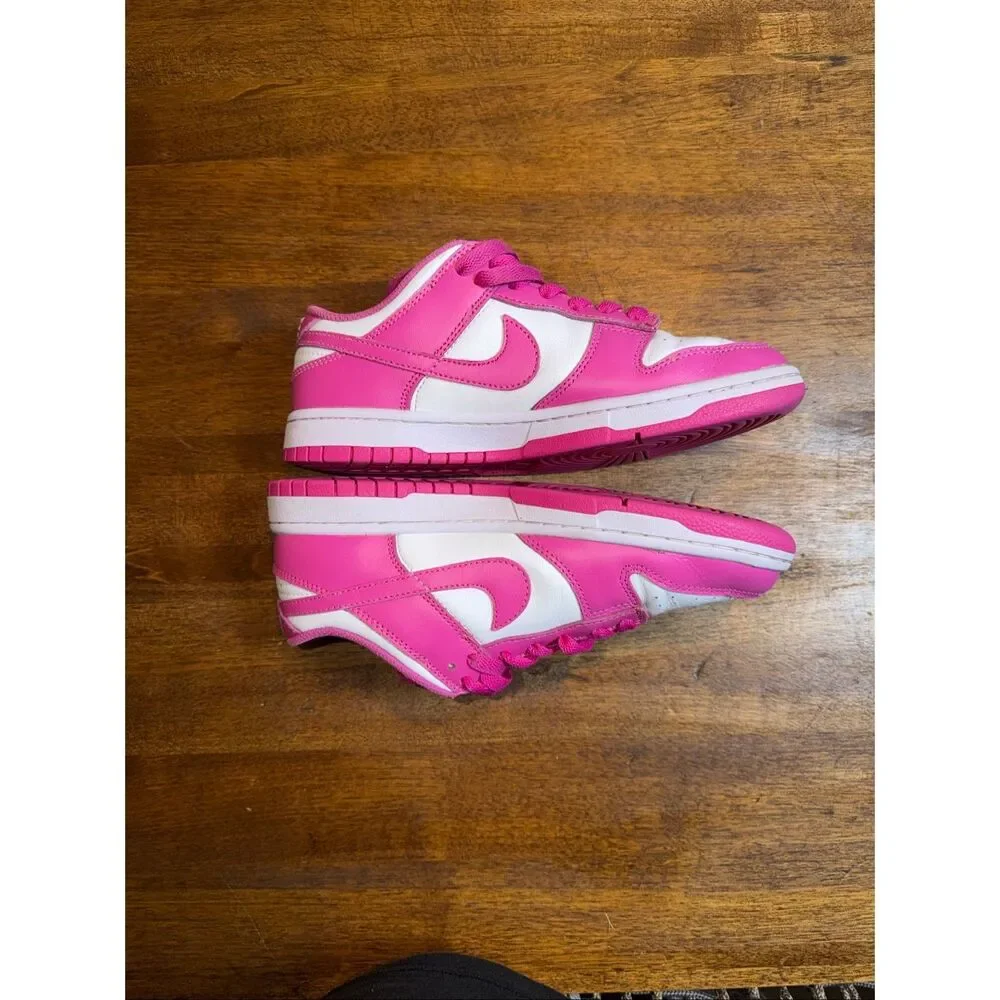 Nike Dunk Low “Laser Fuschia” Colorway Sneakers